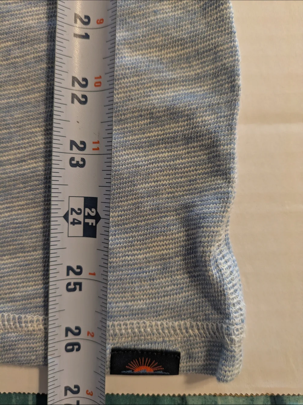 Faherty Men's Light Heather Blue Crewneck Sweater- Sm (NWOT)